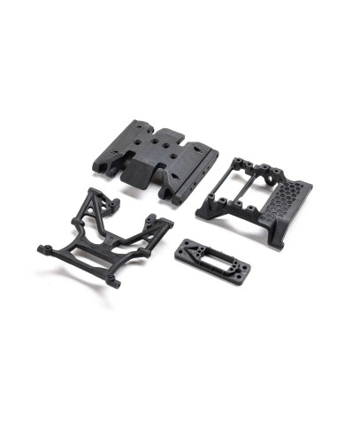 Servo Mount  Skid  Cross Members: SCX10 III HP