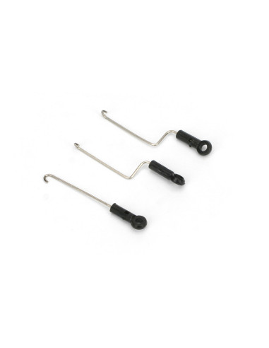 Servo Pushrod Set with ball link: 3pcs: mCP S-X