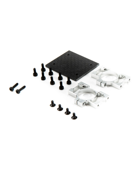 Aluminum Tailboom Mount and C-F Plate: 270 CFX