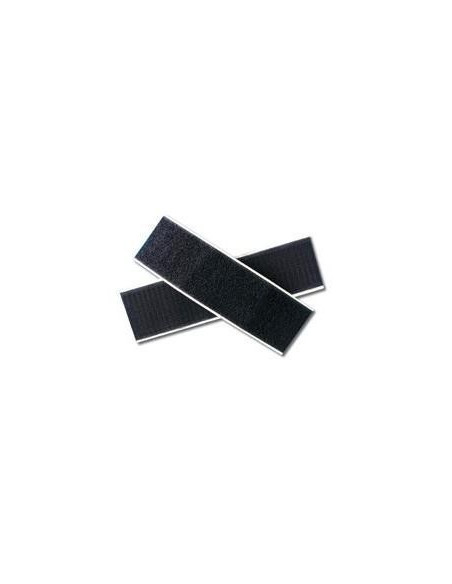 Velcro adhesivo 20mm x 50cm Negro