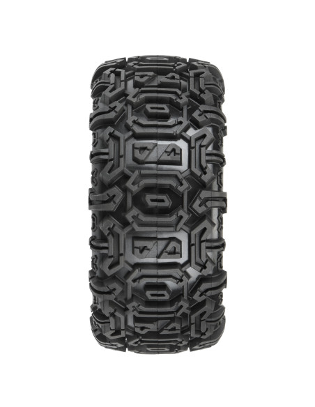 1-10 Warthog F-R 2.2"-3.0" SC Tires MTD 12 & 14mm Black Ripper (2)