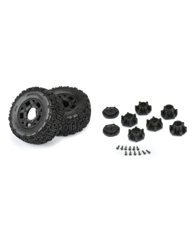 1-10 Warthog F-R 2.2"-3.0" SC Tires MTD 12 &...