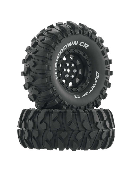 Showdown CR C3 Mounted 1.9" Crawler Tires  Black (2)