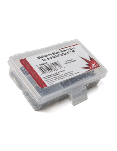 Stainless Steel Screw Set: Axial SCX10 III