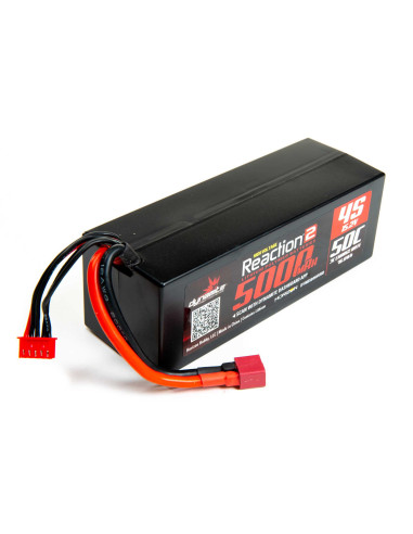 15.2V 5000mAh 4S 50C Reaction 2.0 Hardcase LiHV...