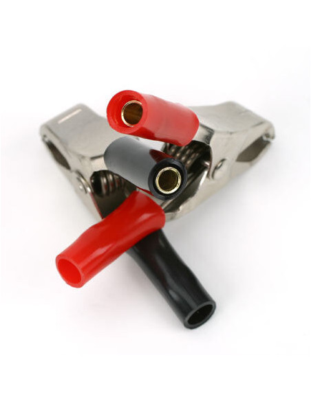 Alligator Clips with 4mm Bullet Jack (2)