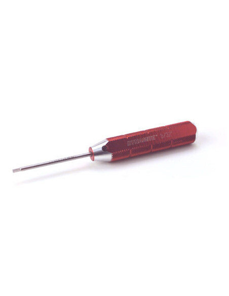 Machined Hex Driver  Red: 3-32"