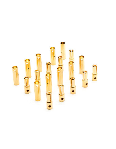 Connector: Gold Bullet Set  4mm (10)
