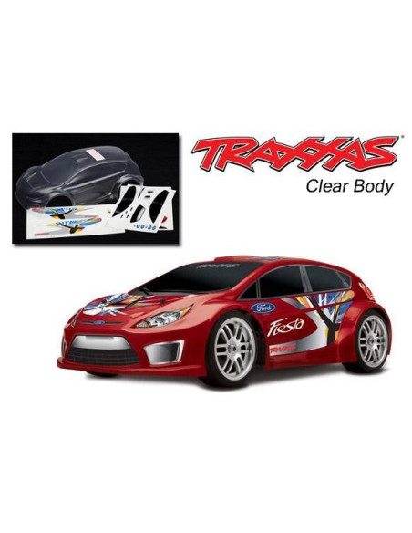 7312 Body Clear 1/16 Ford Fiesta