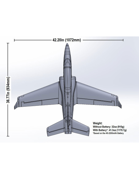 Viper 64mm EDF Jet BNF Basic with AS3X+ and SAFE Select