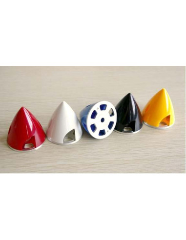 Cono de 57mm ROJO con base en Aluminio