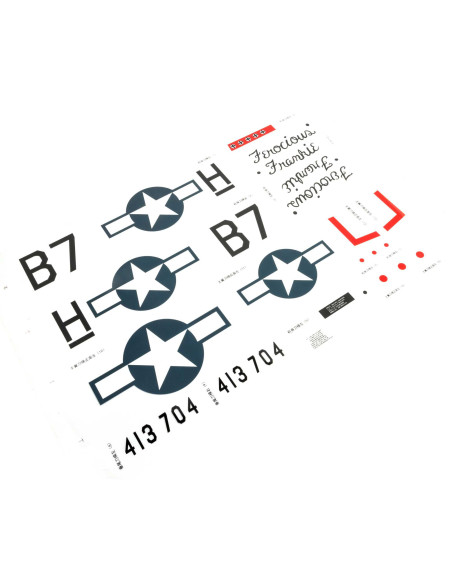 Decal Sheet: P-51 1.0m