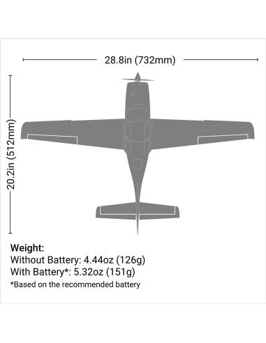 UMX Cirrus SR22T BNF Basic with AS3X and SAFE...