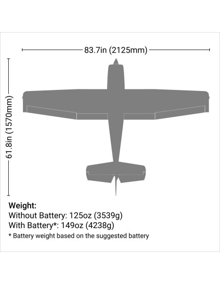 Carbon-Z Cessna 150T 2.1m BNF Basic