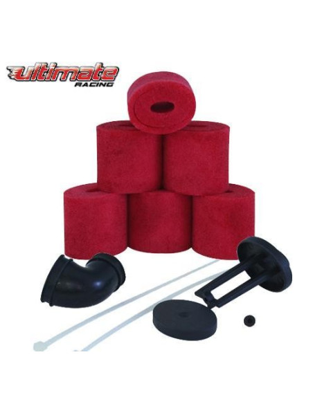 Filtro Aire Ultimate Racing + 6 Espumas Int/Ext Aceitadas