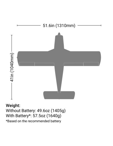 Cherokee 1.3m BNF Basic with AS3X and SAFE Select