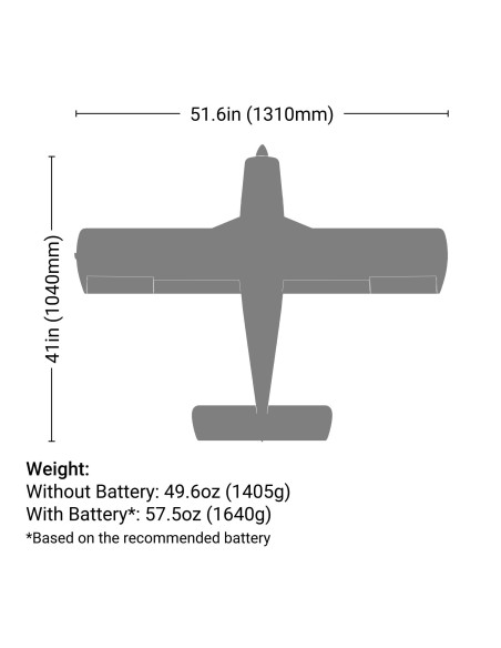 Cherokee 1.3m BNF Basic with AS3X and SAFE Select