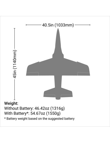 Habu STS 70mm EDF Jet RTF Basic Smart Trainer...