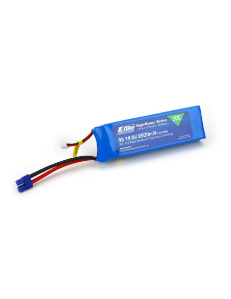 2800 mah  4s 14.8v 30c lipo 12awg ec3