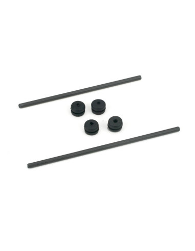 Body mount rod & grommet set: bcx-2-3