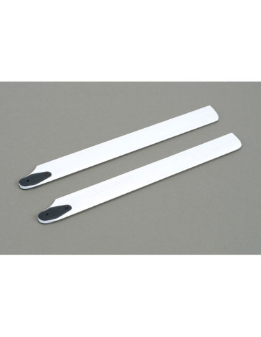 Blade sr main rotor blade set 245mm wood whit