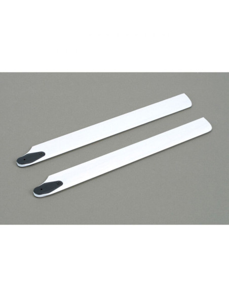 Blade sr main rotor blade set 245mm wood whit