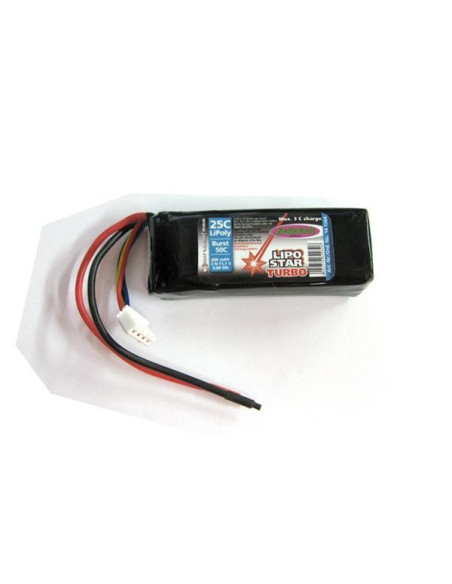 Batería LiPo Star Turbo 800 mAh 3N 11,1v 25C
