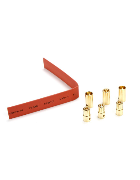 Connector: Gold Bullet Set  6.5mm (3)