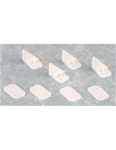 Control Horns & Wing Bolt Set: Night Radian