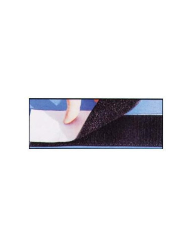 49654 Tira velcro adhesiva 25 x 250mm (1 pareja)