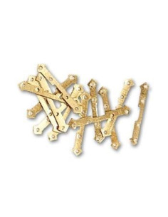 8649 Bisagras planas 3 x 15...