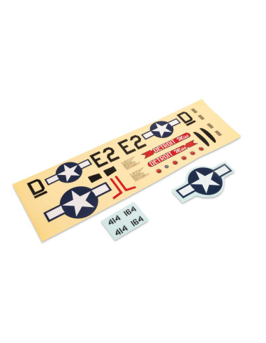 Decal Sheet: UMX P-51 "Detroit Miss"