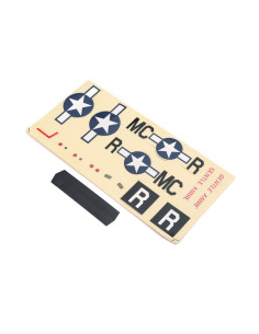 Decal Sheet: UMX P-51 BL