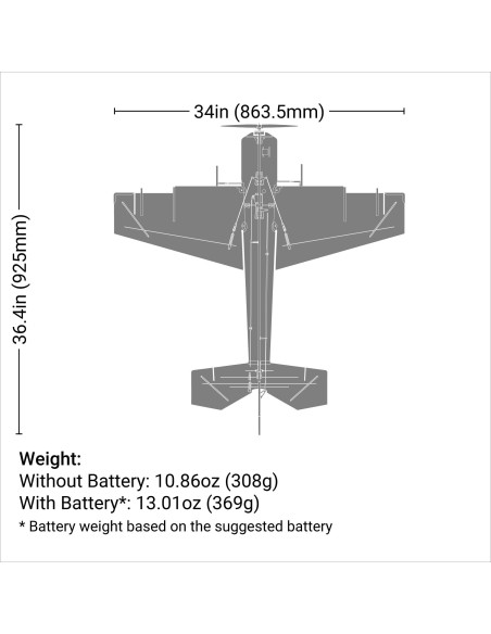 Eratix 3D FF (Flat Foamy) 860mm PNP