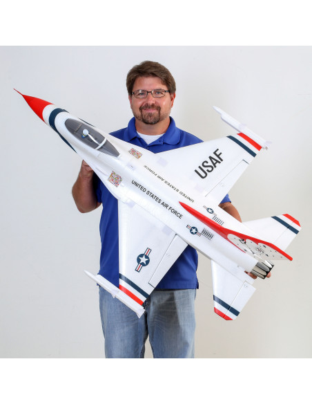 F-16 Thunderbirds 70mm EDF Jet BNF Basic with AS3X and SAFE Select