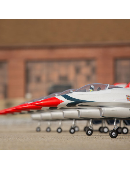 F-16 Thunderbirds 70mm EDF Jet BNF Basic with AS3X and SAFE Select