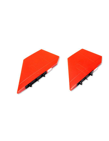 Fin Set  Red  High Visibility: SR-71 Twin 40mm EDF