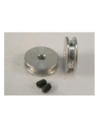 SI-PA28 Polea de aluminio Reftificada por control numérico (x2)
