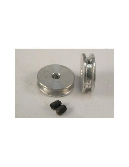 SI-PA28 Polea de aluminio Reftificada por control numérico (x2)