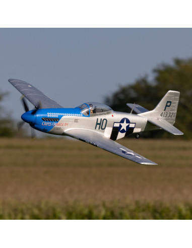 P-51D Mustang 1.2m BNF Basic with AS3X and SAFE...