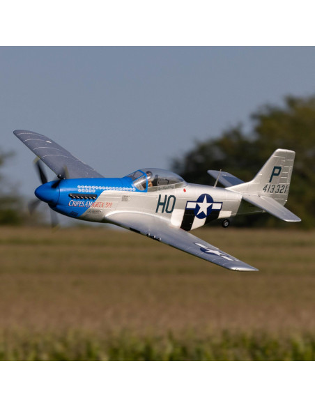 P-51D Mustang 1.2m BNF Basic with AS3X and SAFE Select “Cripes A’Mighty 3rd”