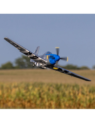 P-51D Mustang 1.2m BNF Basic with AS3X and SAFE...