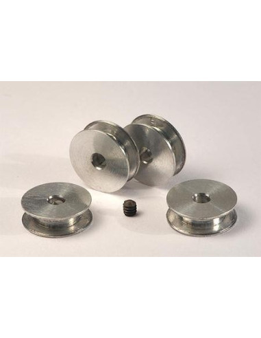MB-19047 Pulleys with hexagonal screw M2 for axle 3/32"
