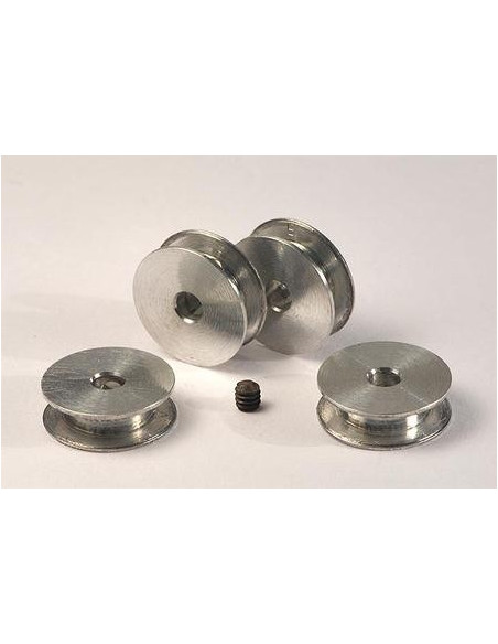 MB-19047 Pulleys with hexagonal screw M2 for axle 3/32"