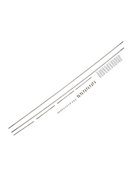 Pushrod Set w-Ball Links: Super Timber 1.7m