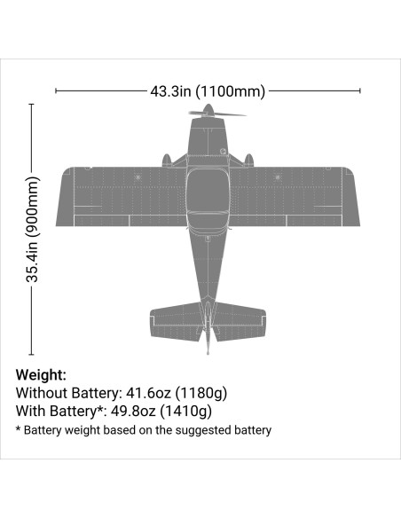RV-7 1.1m BNF Basic with SAFE Select and AS3X