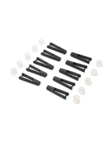 Clevis Set: 4-Site Biplane-Eratix Flat Foamy