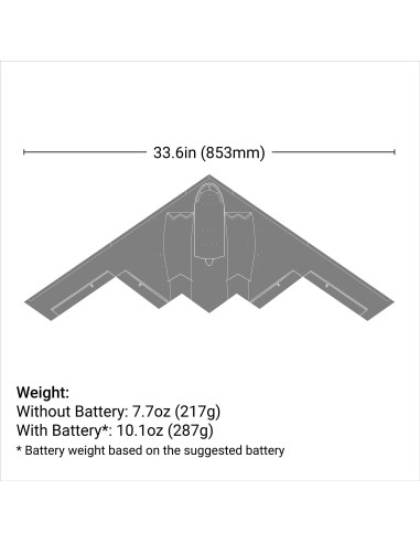 Micro B-2 Spirit of America Twin 30mm EDF BNF...