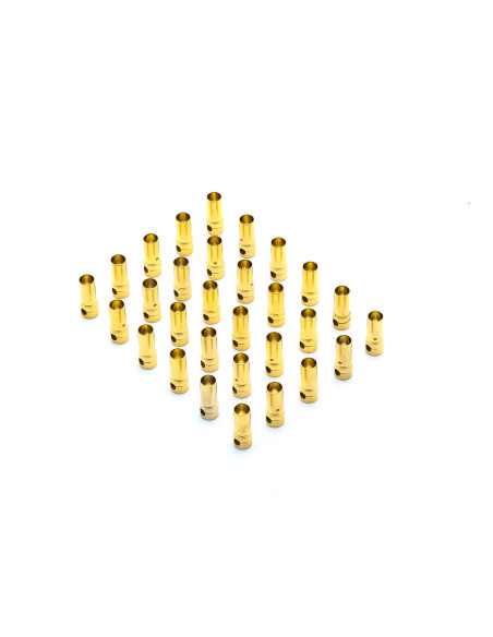 Connector: Gold Bullet Female  3.5mm (30)