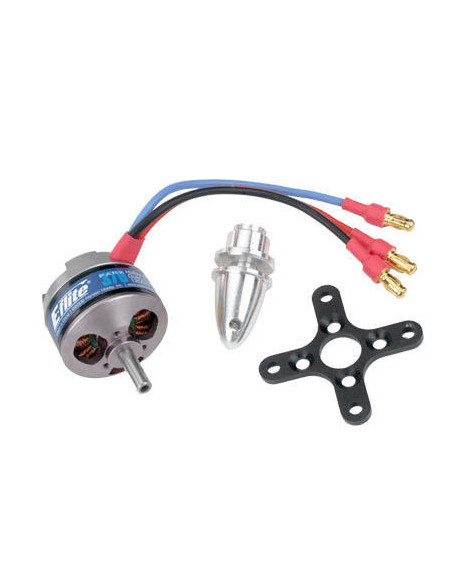 Park 370 Brushless Outrunner  1200Kv with 4mm Hollow Shaft: 3.5mm Bullet